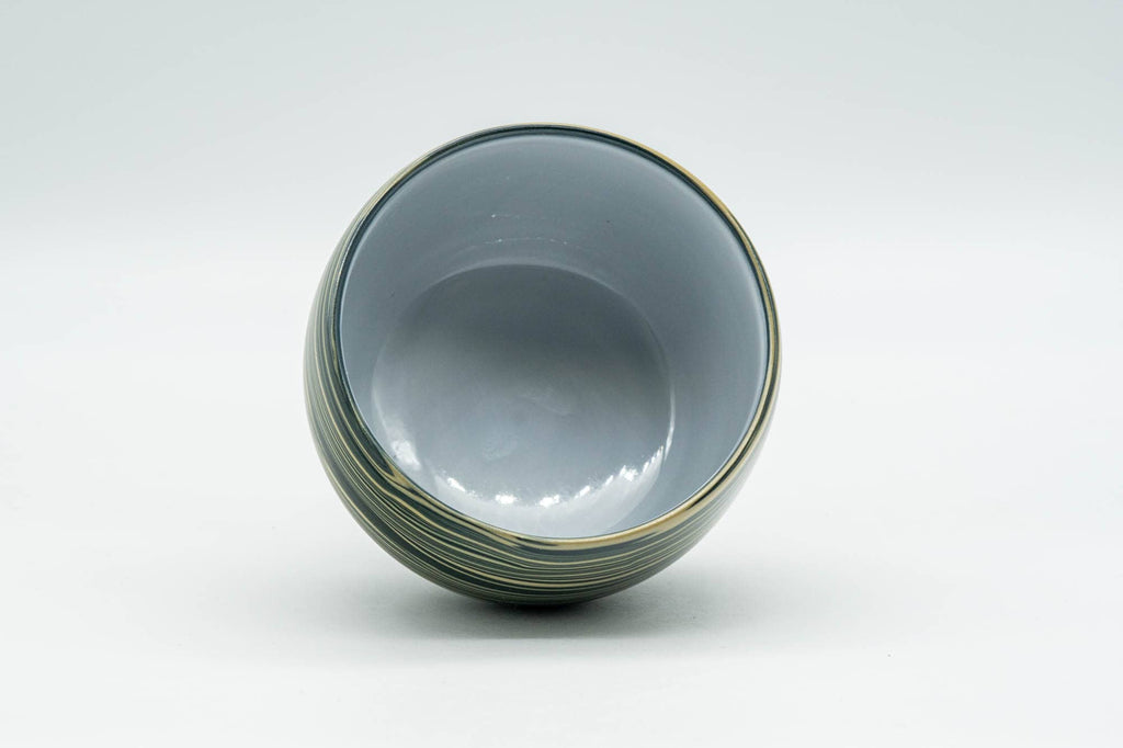 Japanese Teacup - Green, Yellow, and White Nerikomi Tokoname-yaki Yunomi - 100ml