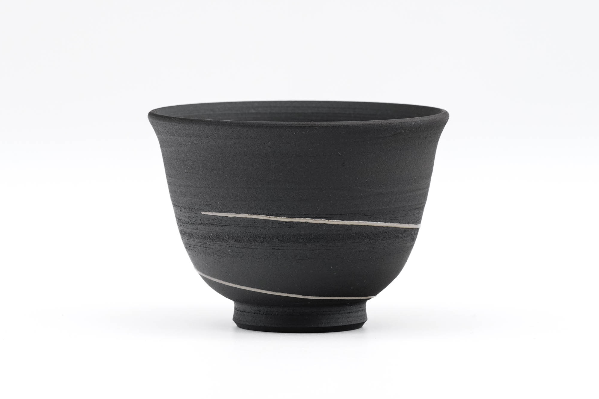 Black Spiraling Tokoname Yunomi - 130ml
