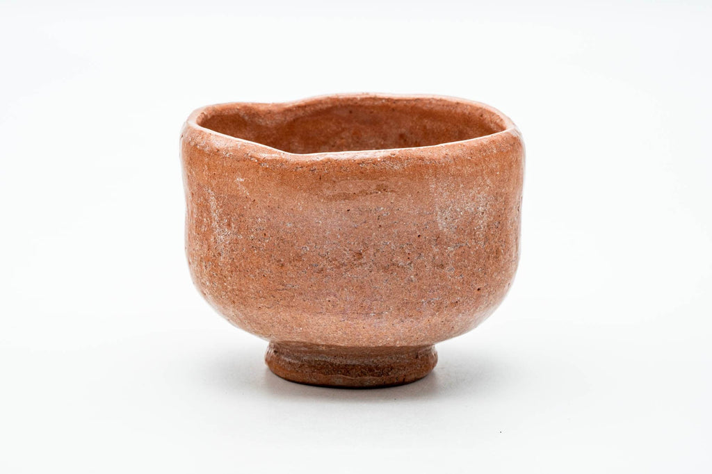 Japanese Matcha Bowl - Pink-Red Raku Wabi-Sabi Chawan - 350ml