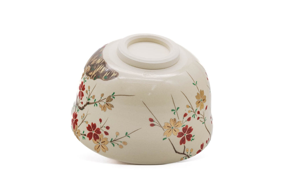 Shidarezakura Weeping Cherry Blossoms Kyo-yaki Chawan