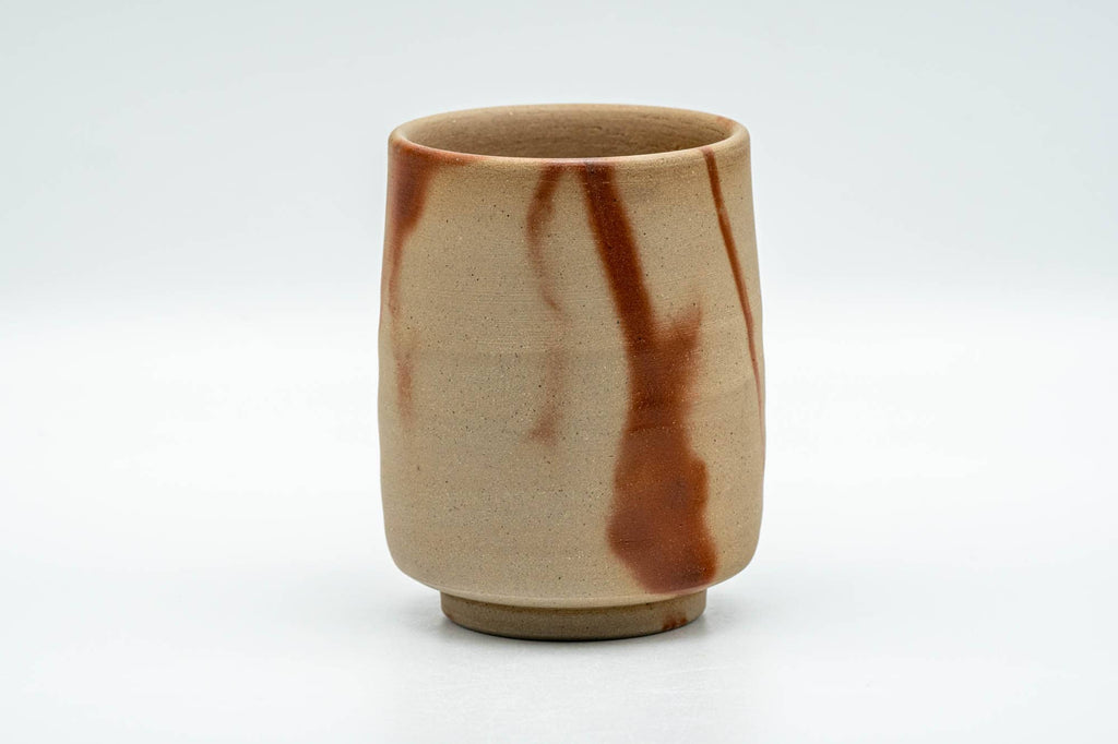 Japanese Teacup - Beige Hidasuki Bizen-yaki Yunomi - 180ml
