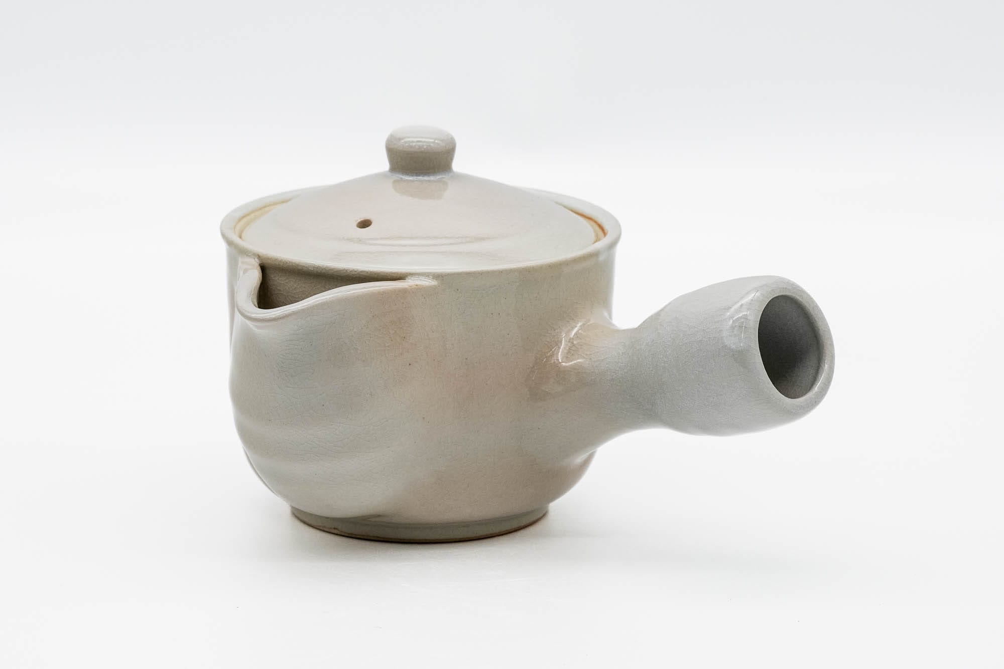Tea Set - Hagi-yaki Kyusu Teapot with 5 Yunomi Teacups