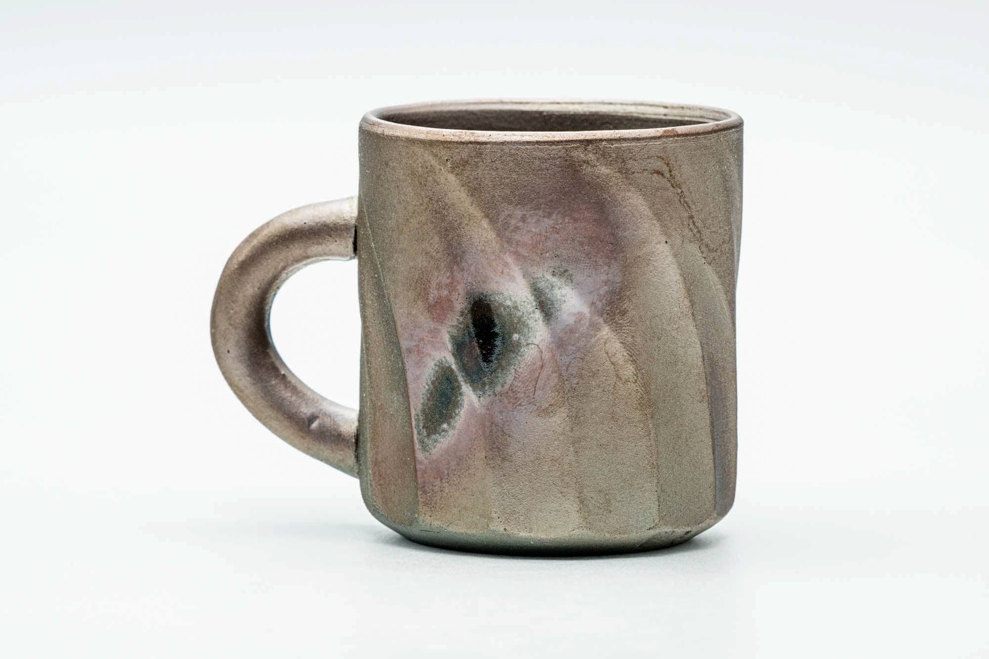 Japanese Teacup - Bizen-yaki Stoneware Ushirode Yunomi - 125ml