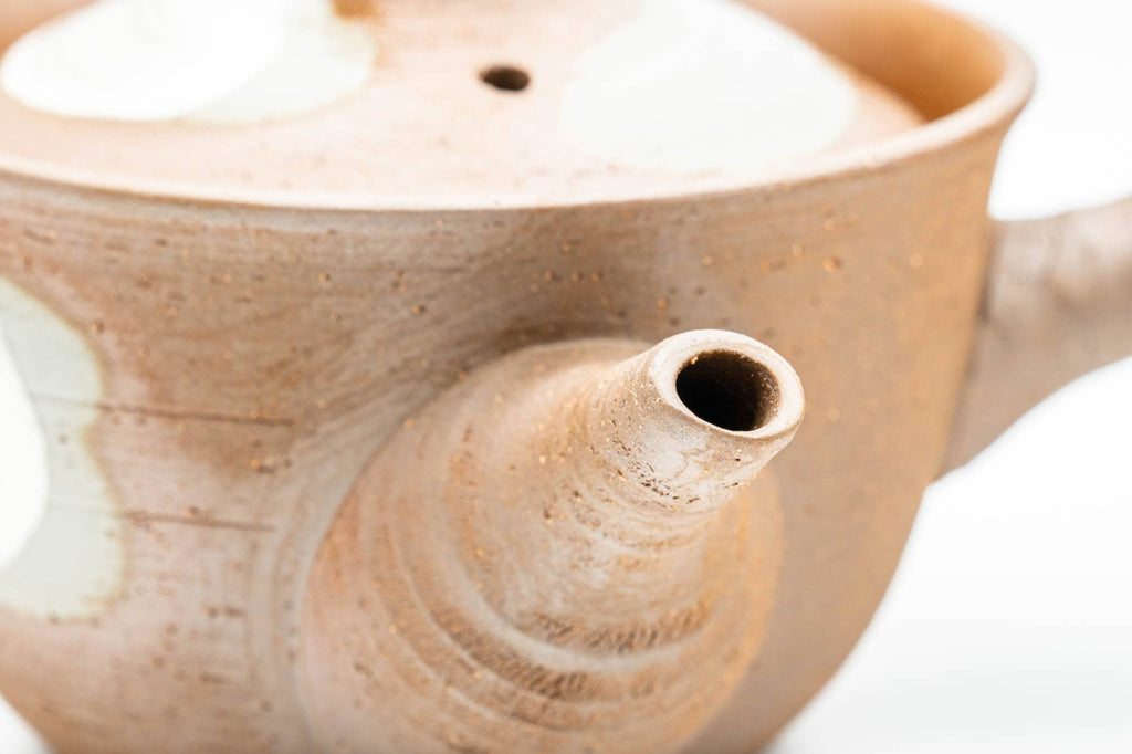Japanese Kyusu - Hakeme Glazed Nozomi Filter Teapot - 175ml