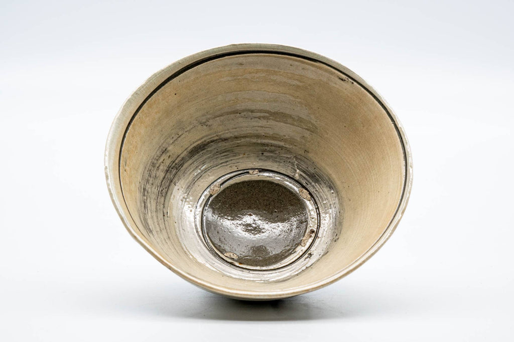 Japanese Matcha Bowl - Painted Hakeme Hira Summer Chawan - 150ml