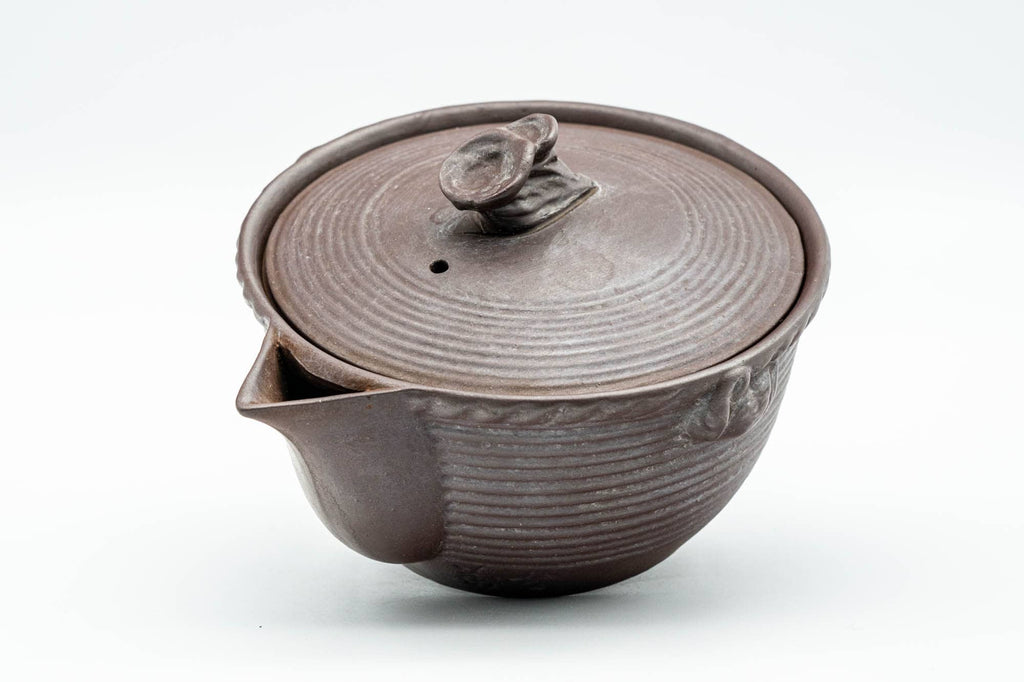 Japanese Houhin - Swan-Handled Banko-yaki Mesh Teapot - 180ml
