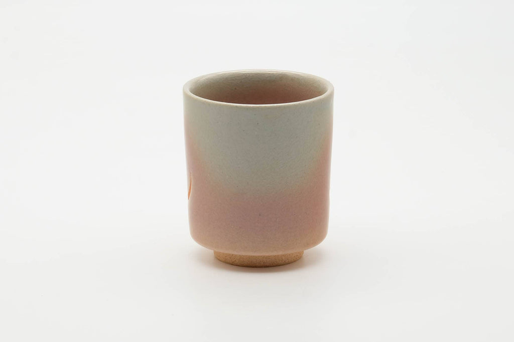 Japanese Teacup - Kanji Glazed Hagi-yaki Yunomi - 150ml