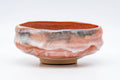 Japanese Matcha Bowl - 松楽窯 Shoraku Kiln - Red Aku-raku Badarai-gata Chawan - 150ml
