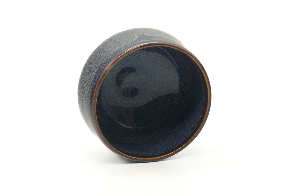 Japanese Teacup - Blue Hare's Fur Glazed Yunomi - 260ml