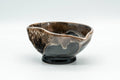 Japanese Katakuchi - Black and Brown Hare's Fur Drip-Glazed Yuzamashi Water Cooler - 100ml
