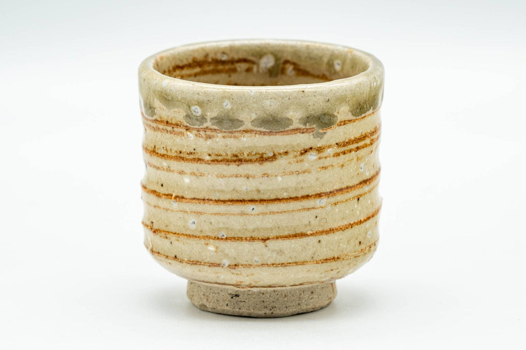Japanese Tea Set - Set of 5 Uniquely Glazed Shigaraki-yaki Guinomi - 50ml