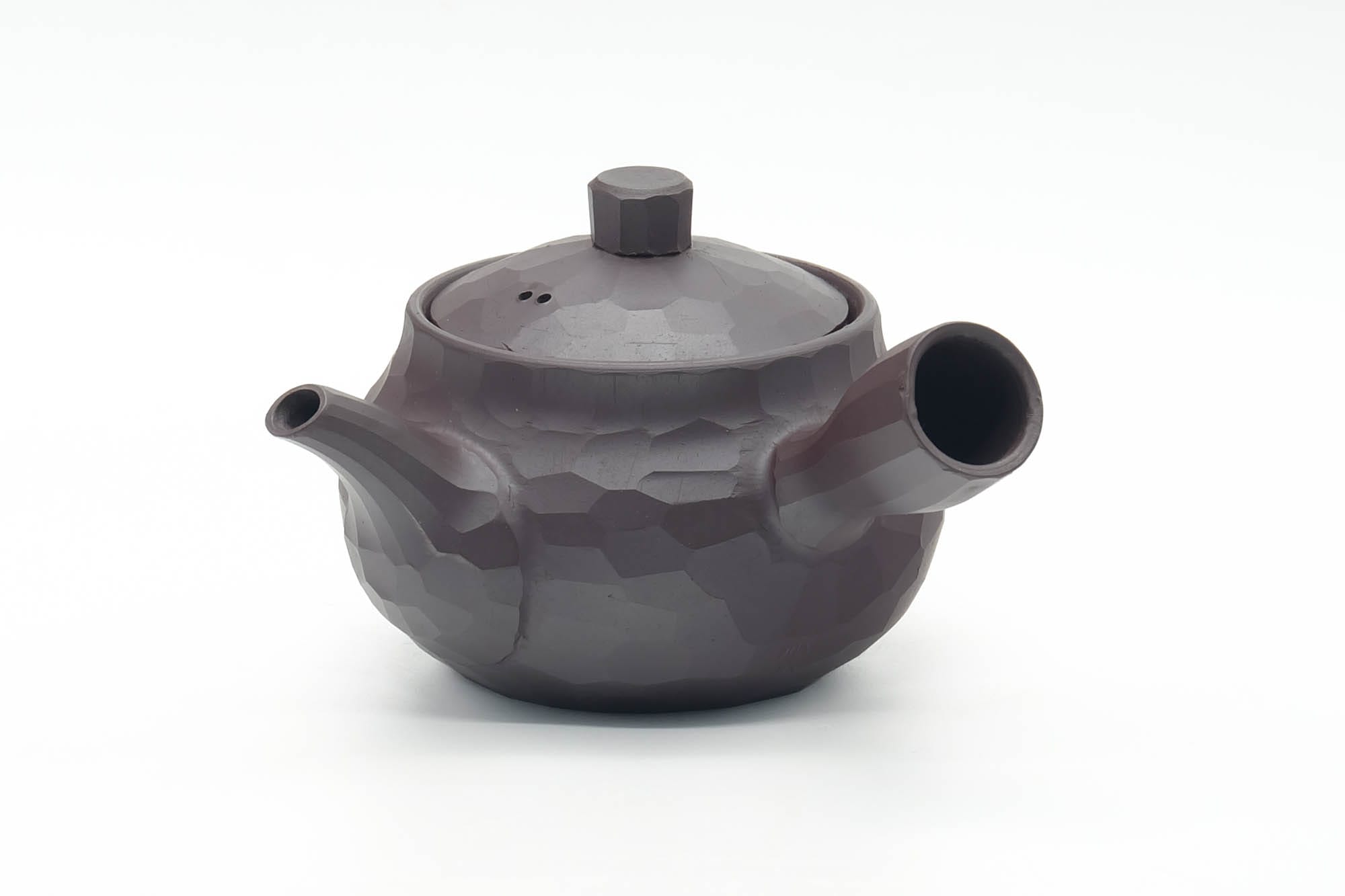 Japanese Kyusu - Faceted Banko-yaki Teapot - 185ml