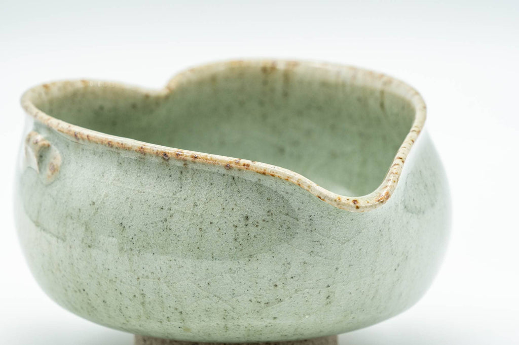 Japanese Katakuchi - Sage Green Speckled Yuzamashi Water Cooler - 130ml