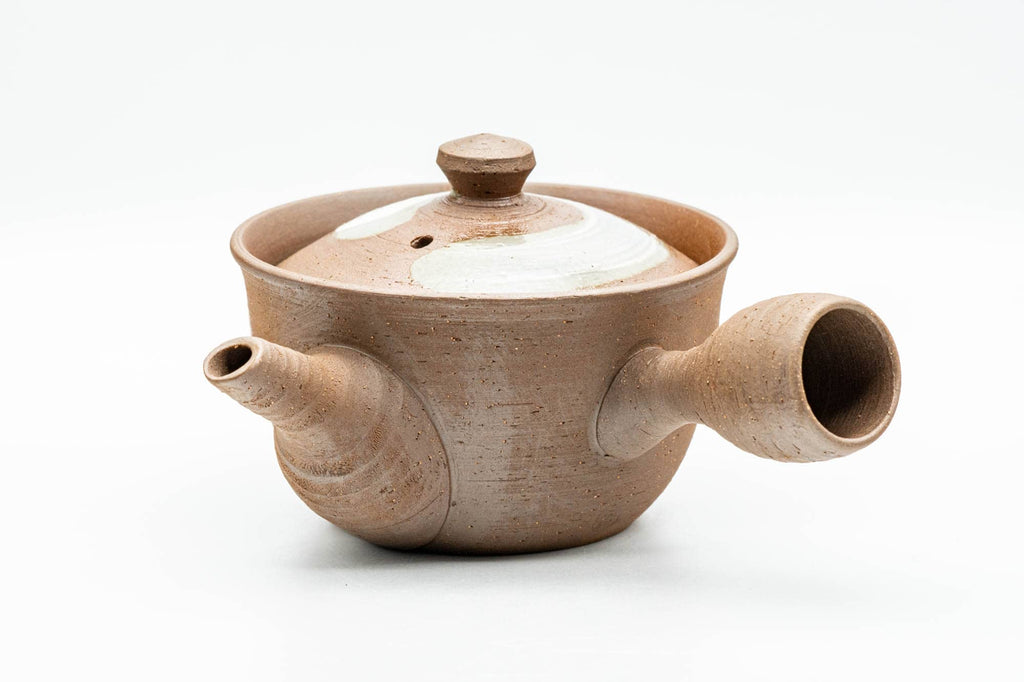 Japanese Kyusu - Hakeme Glazed Nozomi Filter Teapot - 175ml