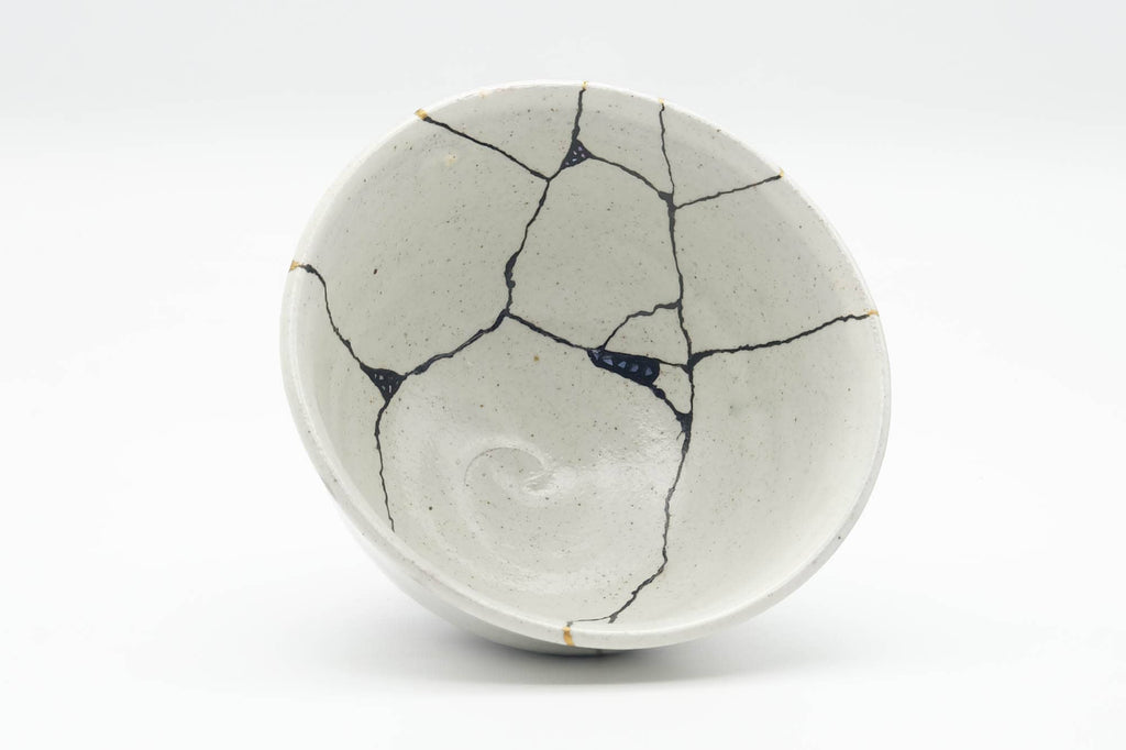 Japanese Matcha Bowl - 有作作 Kintsugi Katade Kōrai Chawan - 400ml