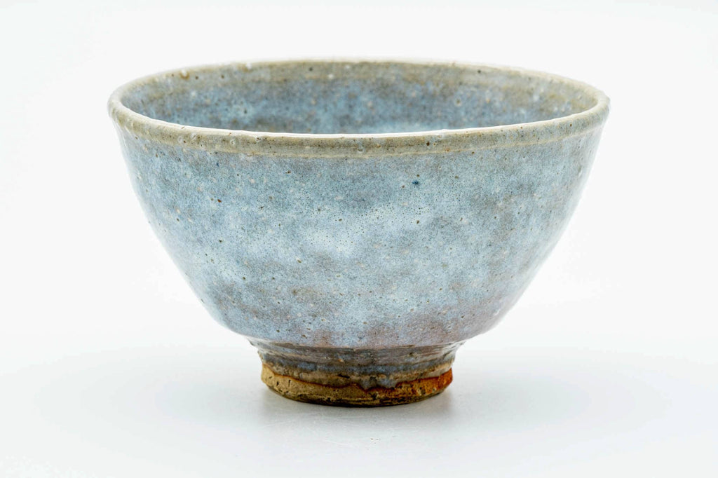 Japanese Matcha Bowl - Antique White Drip-Glazed Hagi-yaki Chawan - 300ml