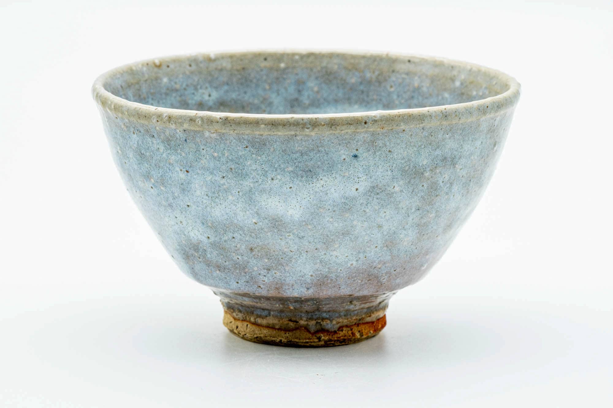 Japanese Matcha Bowl - Antique White Drip-Glazed Hagi-yaki Chawan - 300ml