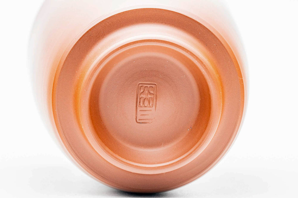 Japanese Teacup - Large Red Shudei Tokoname-yaki Yunomi - 180ml