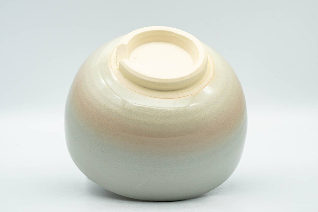 Japanese Matcha Bowl - Beige Peach Glazed Kyo-yaki Chawan - 400ml