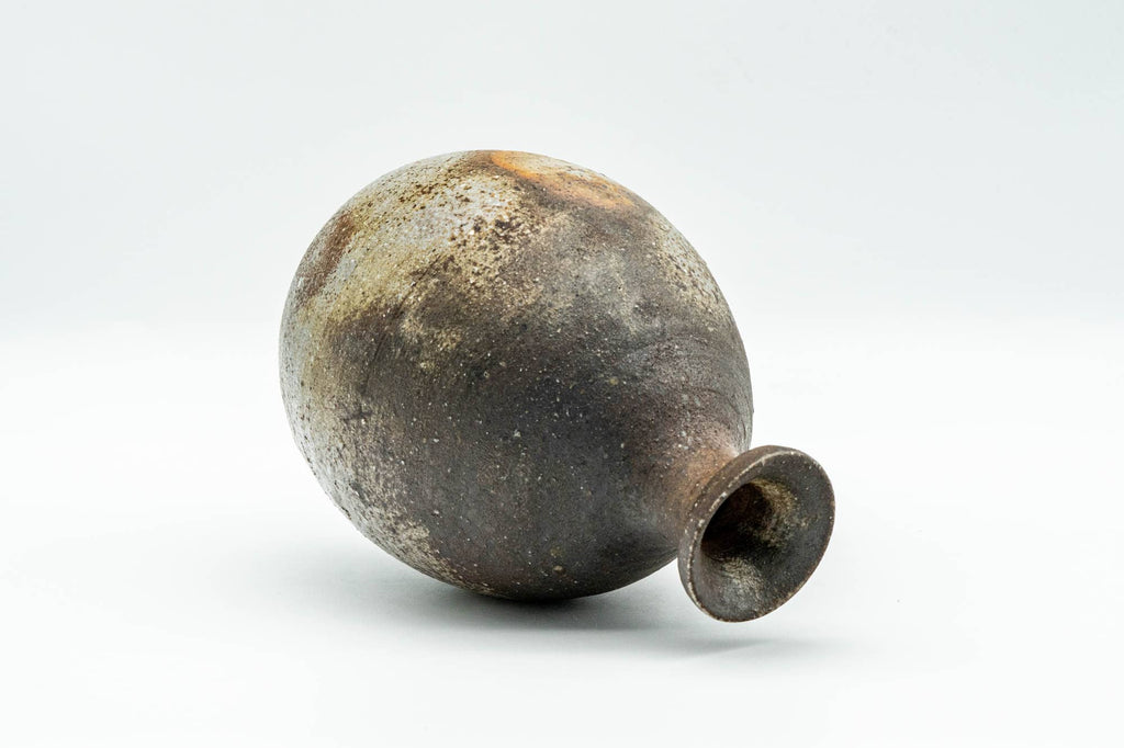 Japanese Hanaire - Textured Bizen-yaki Tea Ceremony Vase