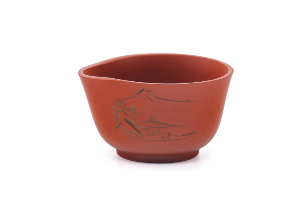 Japanese Katakuchi - Mountainous Red Shudei Tokoname-yaki Water Cooler - 120ml