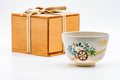 Japanese Matcha Bowl - Floral Rickshaw Kyo-yaki Chawan - 300ml