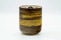 Japanese Mizusashi - Brown Beige Glazed Fresh Water Container - 1100ml
