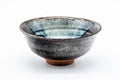 Japanese Matcha Bowl - Metallic Blue Drip-Glazed Chawan - 480ml