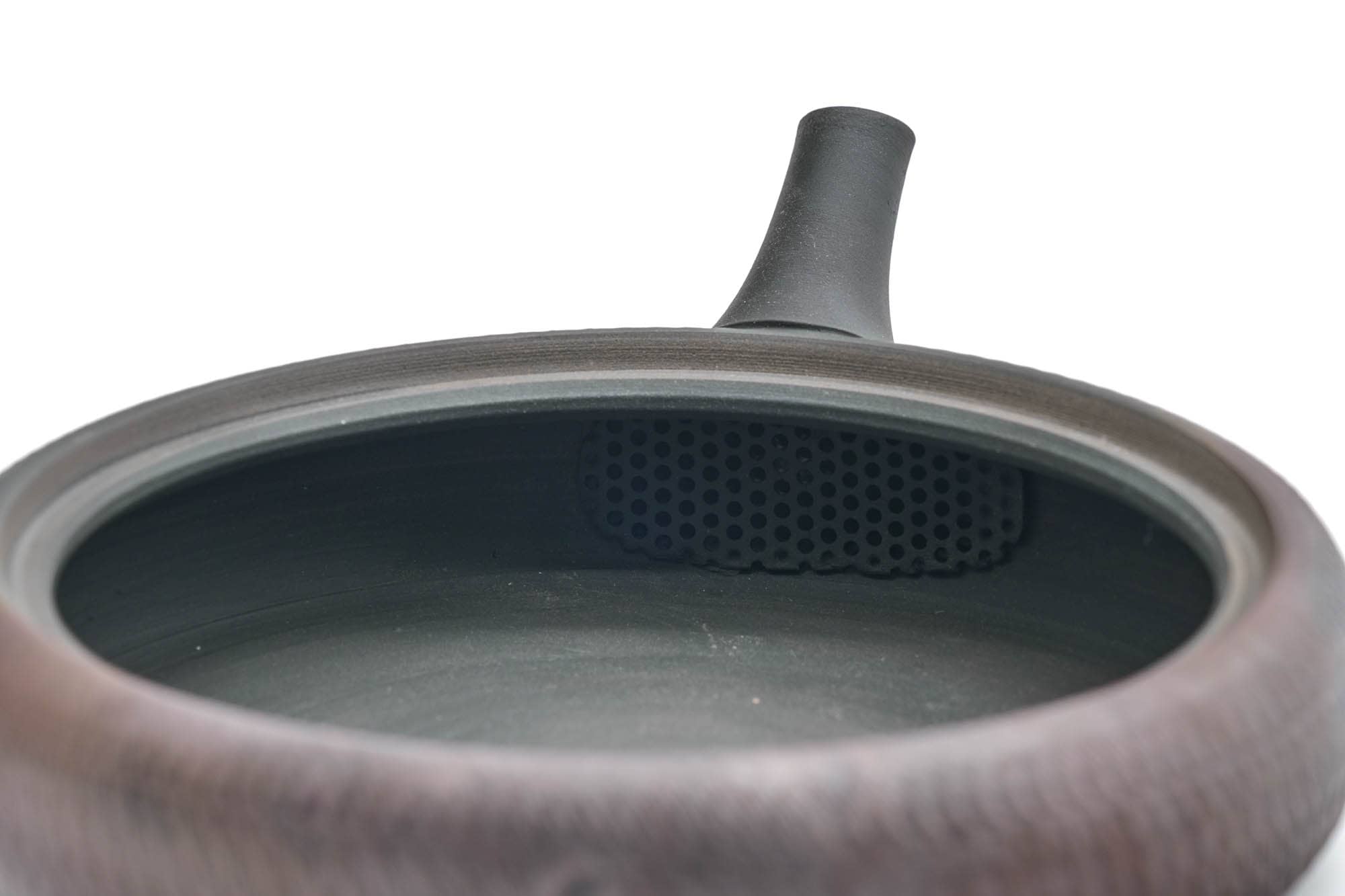 Wide Flat Kokudei Yōhen Tokoname Teapot - 100ml