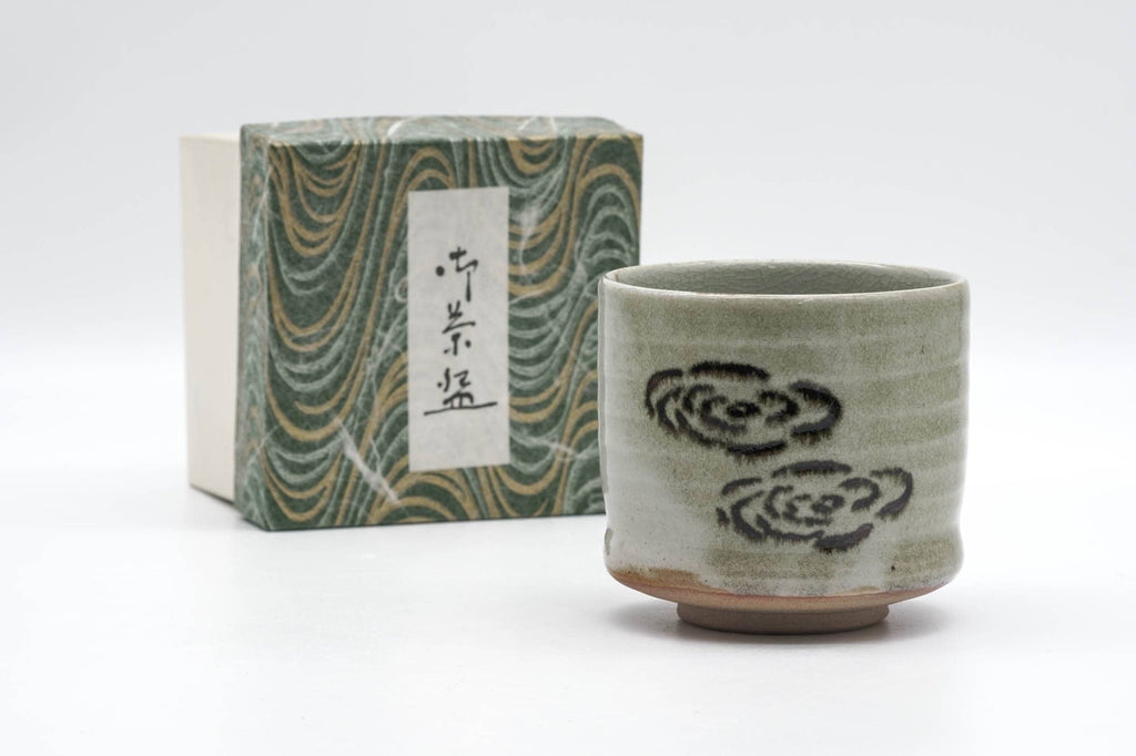 Japanese Matcha Bowl - Sage Glazed Winter Chawan - 200ml