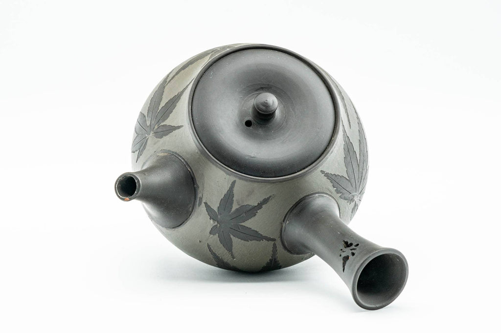 Japanese Kyusu - 陶房青峰 Tobo Aomine - Momiji Kokudei Tokoname-yaki Debeso Teapot - 300ml