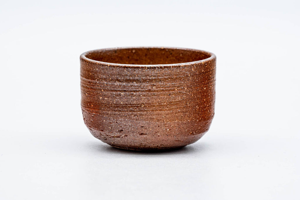 Japanese Teacup - Brown Stoneware Shigaraki-yaki Guinomi - 50ml