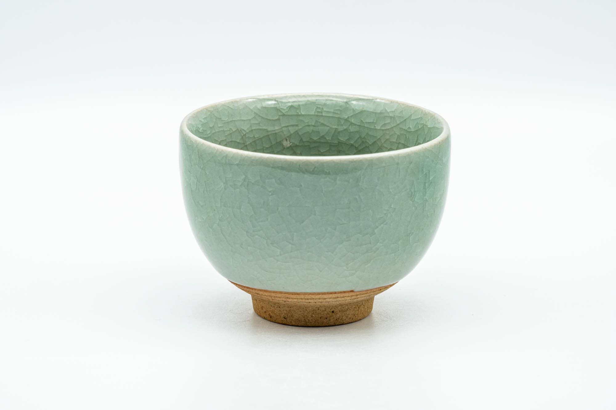 Japanese Teacup - Mint Green Celadon Glazed Yunomi - 130ml