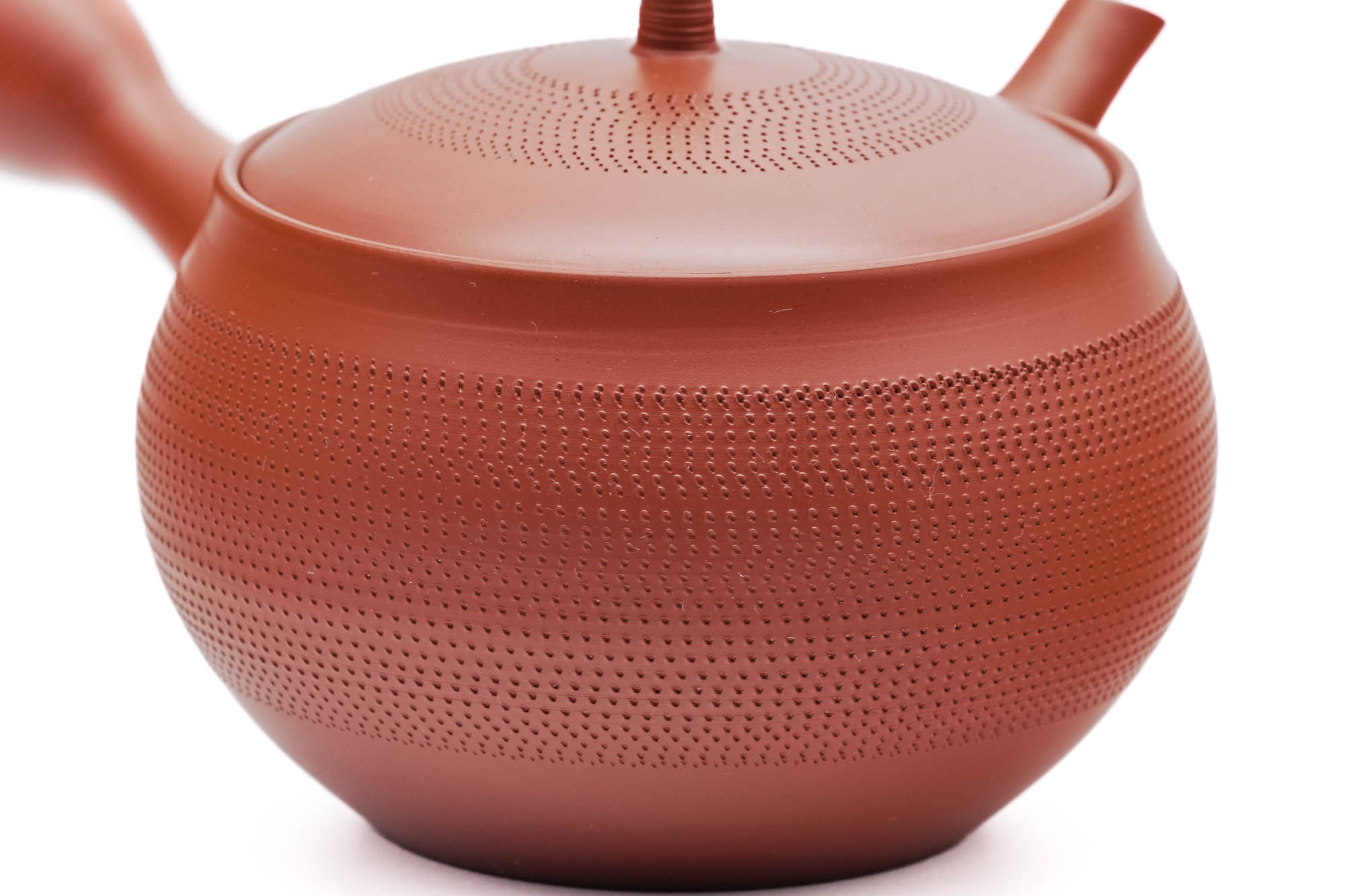 Dotted Red Shudei Tokoname Teapot - 270ml