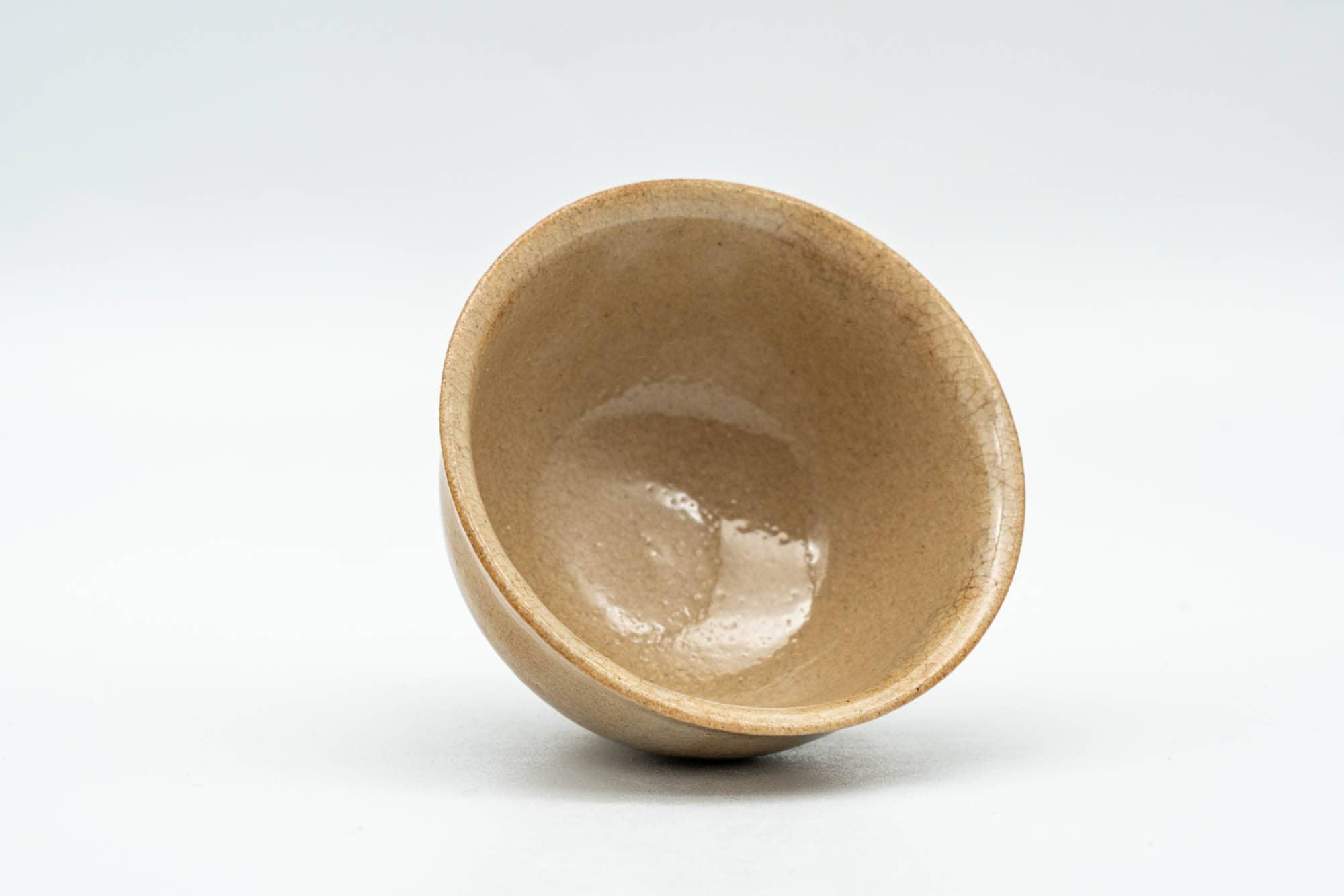 Japanese Teacup - 天鵬山 Tsubaki Kiln - Tiny Hagi-yaki Guinomi - 25ml