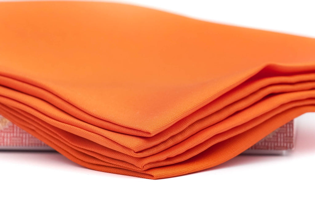 7号 Vermillion Orange Silk Shioze Fukusa