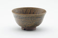 Japanese Matcha Bowl - Brown Green Mottled Drip-Glazed Chawan - 200ml