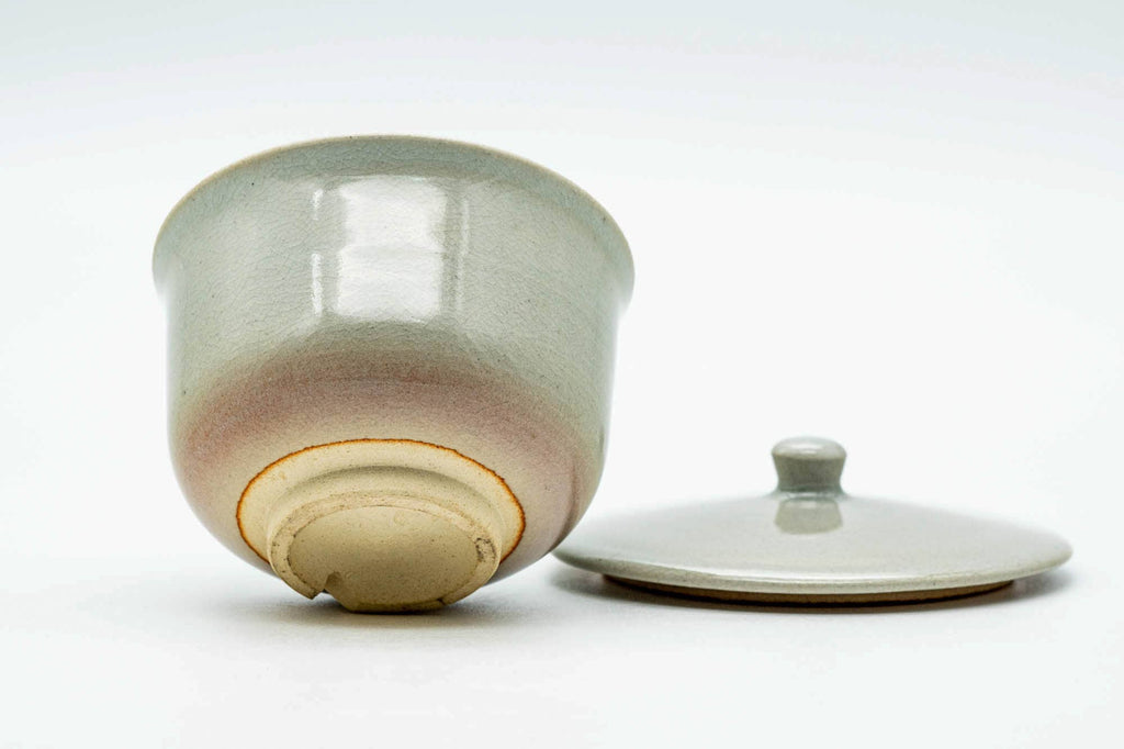 Japanese Teacup - Classic Beige Glazed Hagi-yaki Lidded Yunomi - 110ml