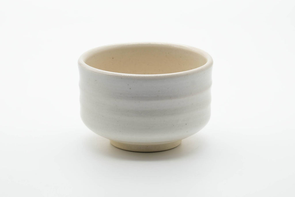 Japanese Matcha Bowl - Hantsutsu-gata White Glazed Chawan - 500ml