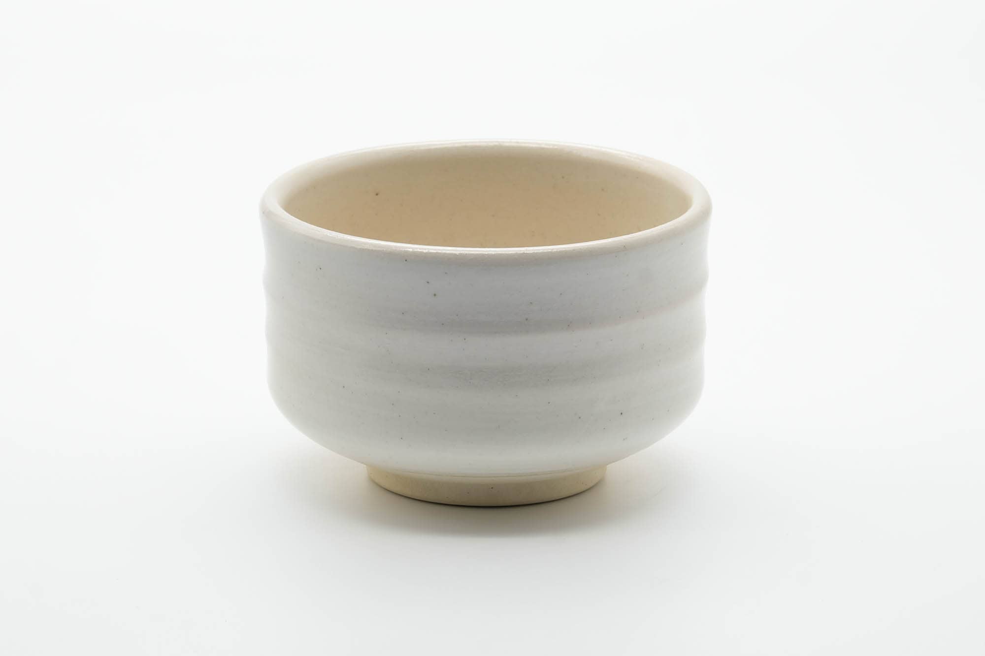 Japanese Matcha Bowl - Hantsutsu-gata White Glazed Chawan - 500ml