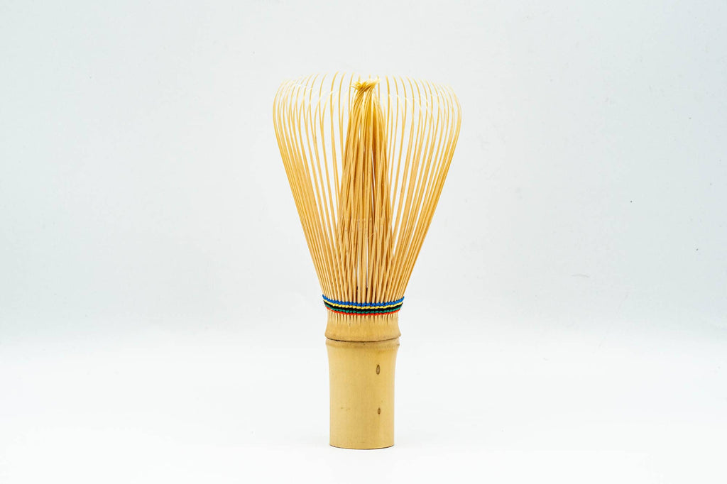 Five-Coloured Chasen - White Bamboo Matcha Whisk