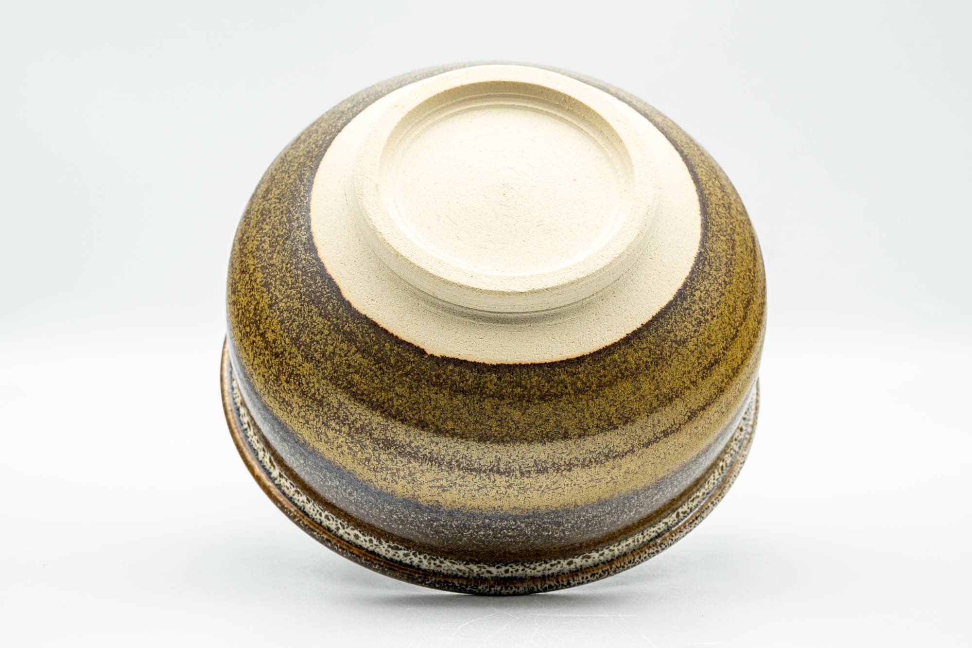 Japanese Kensui - Yellow Speckle Glazed Water Bowl - 450ml