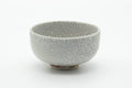 Japanese Matcha Bowl - White Crazed Glazed Chawan - 400ml
