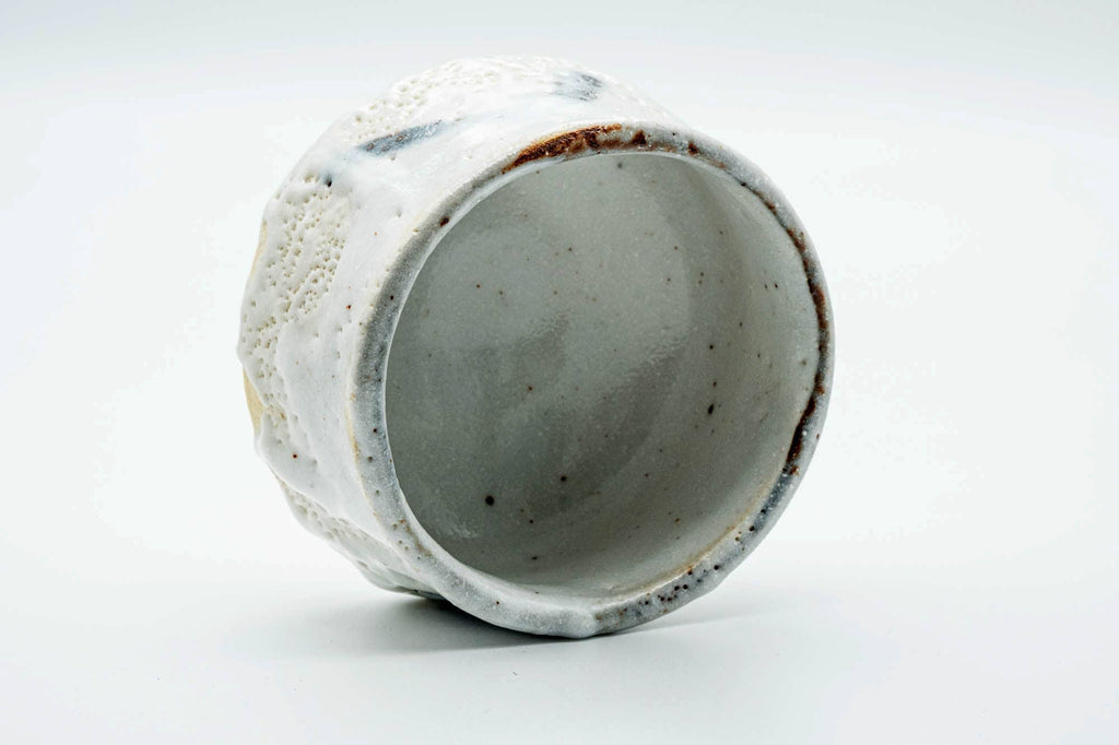 Japanese Matcha Bowl - White Shino Glazed Chawan - 400ml