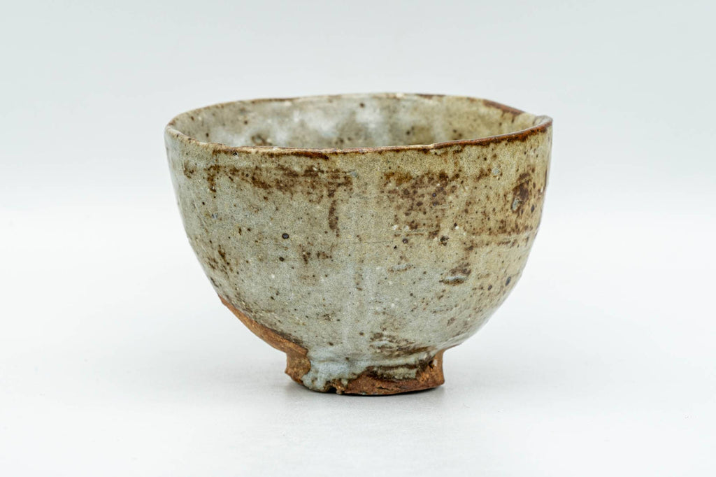 Japanese Teacup - Beige Textured Glazed Wabi Sabi Yunomi - 90ml