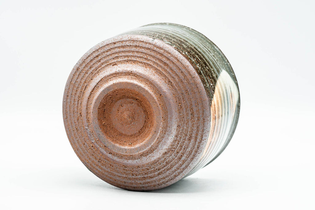 Japanese Matcha Bowl - 緑栄窯 Ryokuei Kiln - Speckled Gohonte Hakeme Hagi-yaki Chawan - 250ml