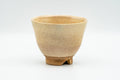 Japanese Teacup - Beige Cream Glazed Hagi-yaki Yunomi - 110ml