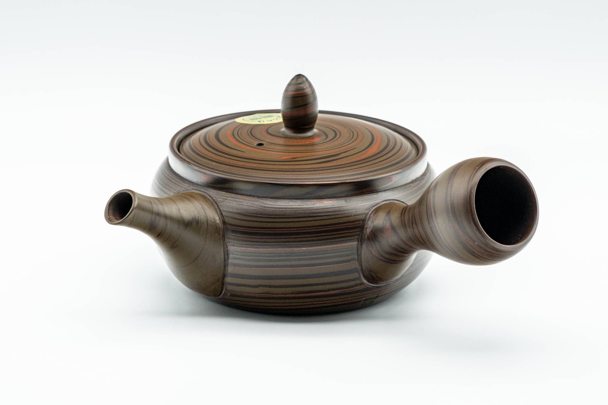 Japanese Kyusu - 陶仙 Hida Tosen - Nerikomi Tokoname-yaki Teapot - 230ml