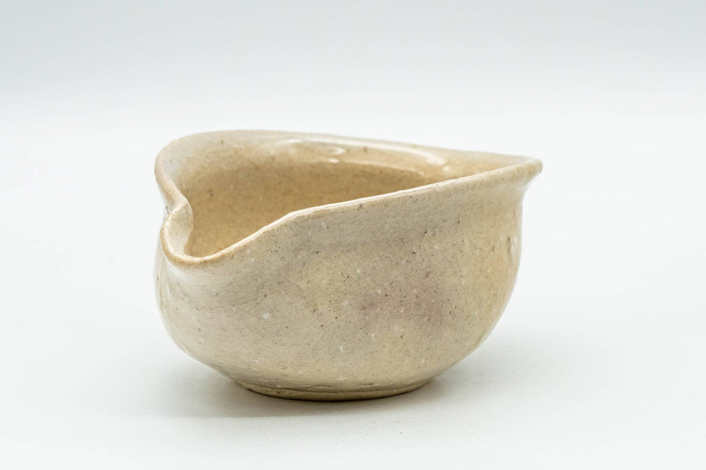 Japanese Katakuchi - Beige Water Cooler Yuzamashi with Tea Saucer - 100ml