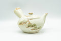 Japanese Kyusu - Beige Foliage Kiyomizu-yaki Debeso Teapot - 300ml